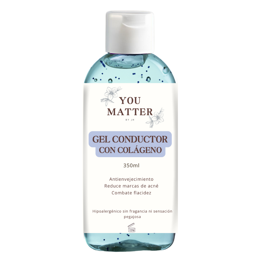 Gel Conductor Facial de Colágeno You Matter 350ml para tratamientos de rejuvenecimiento y hidratación profunda