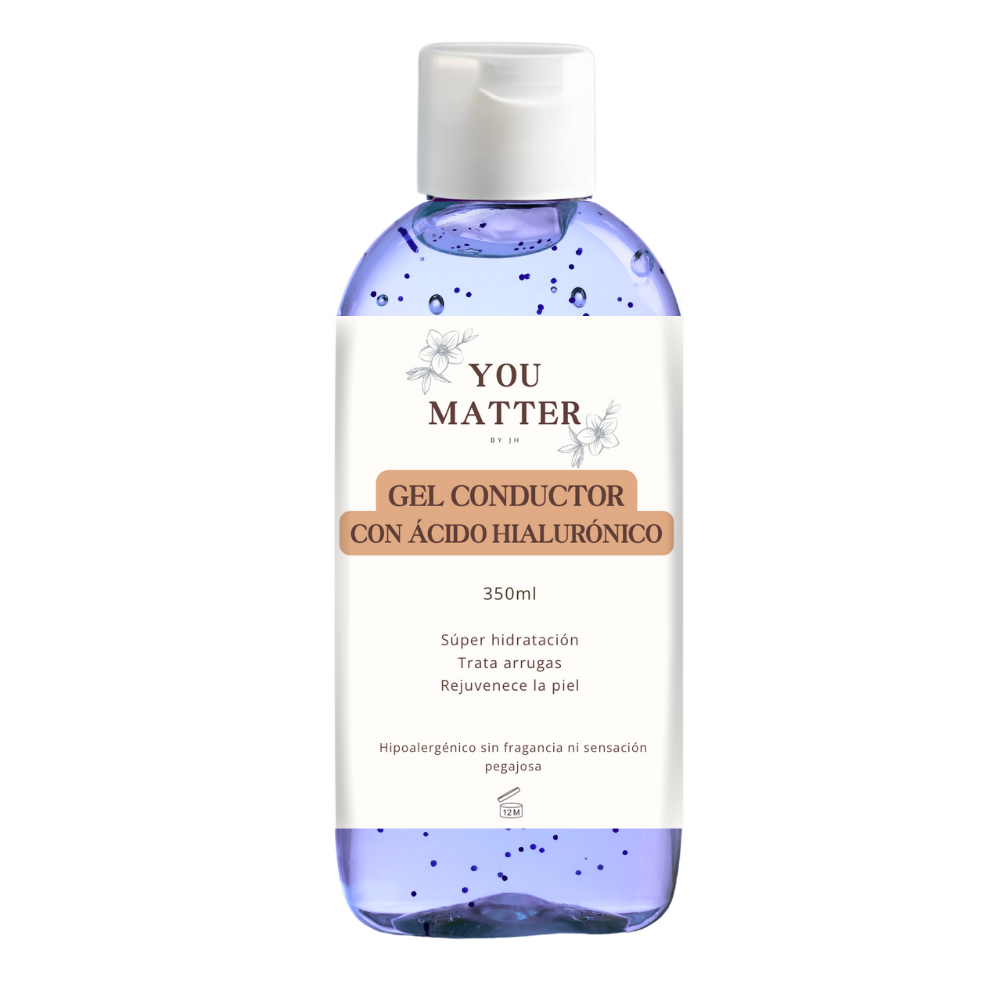 Gel Conductor Facial de Ácido Hialurónico You Matter 350ml para tratamientos de rejuvenecimiento y hidratación profunda
